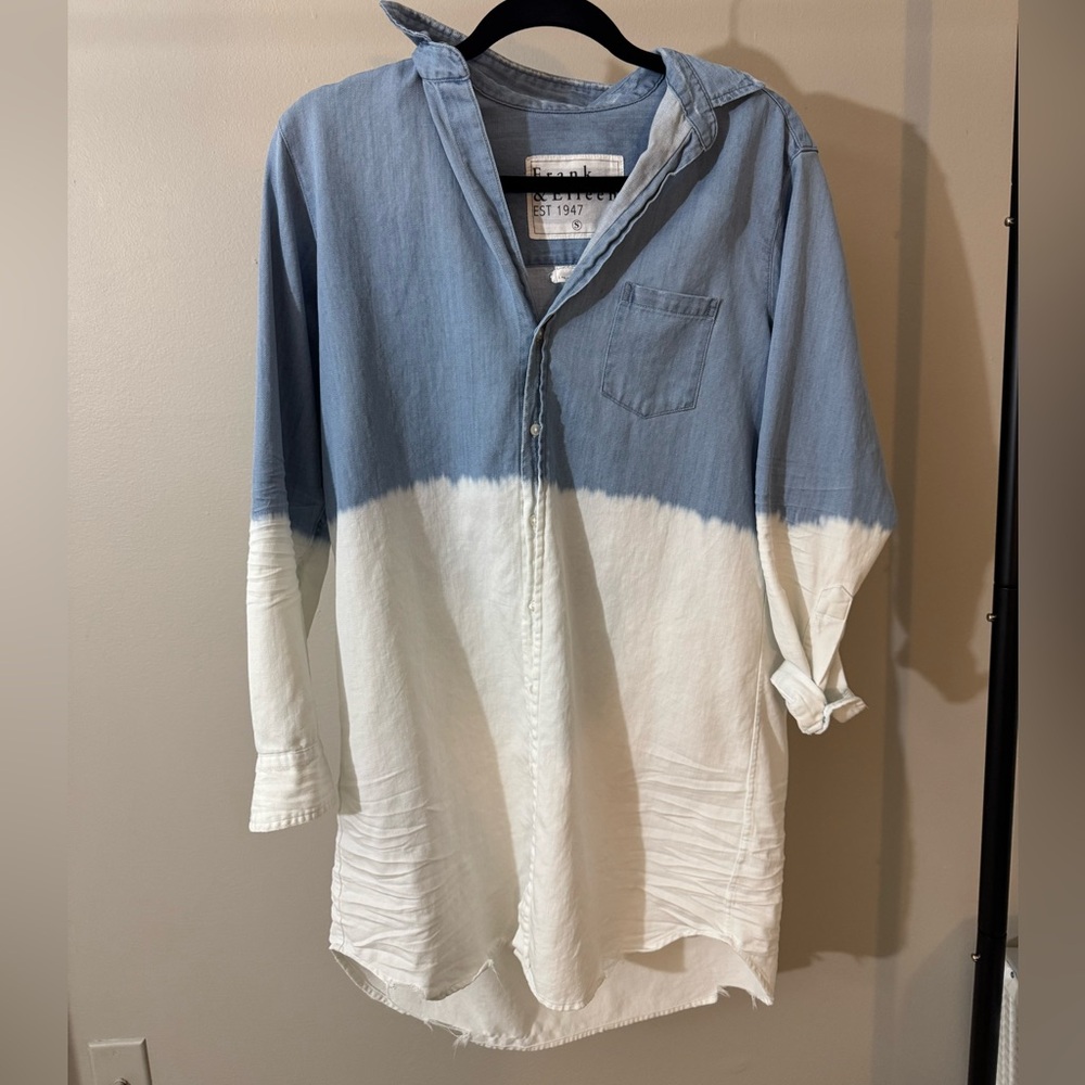Frank & Eileen Button Top/ Dress size Small